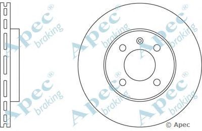 APEC BRAKING dsk568 -  Тормозной диск